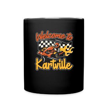 Go karting, karting, karting - Full Colour Mug - black - Front