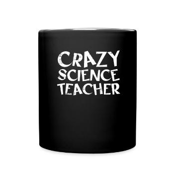 Science Scientists Funny - Full Colour Mug - black - Front