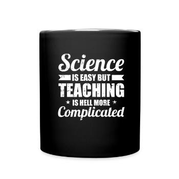 Science Scientists Funny - Full Colour Mug - black - Front