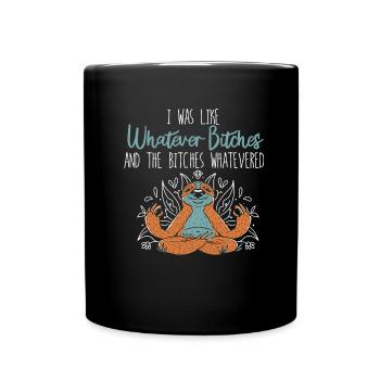 Sloth Humour Sloth Yoga - Mug uni - noir - Devant