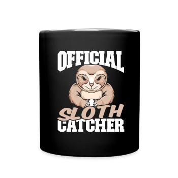 Sloth Funny Sloth Baseball - Mug uni - noir - Devant