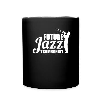 Musique Jazz Musiciens Trombone Jazz - Mug uni - noir - Devant