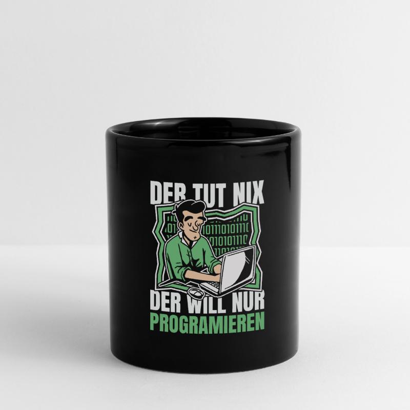 Entwickler Coder Programmierer Computer Tasse einfarbig