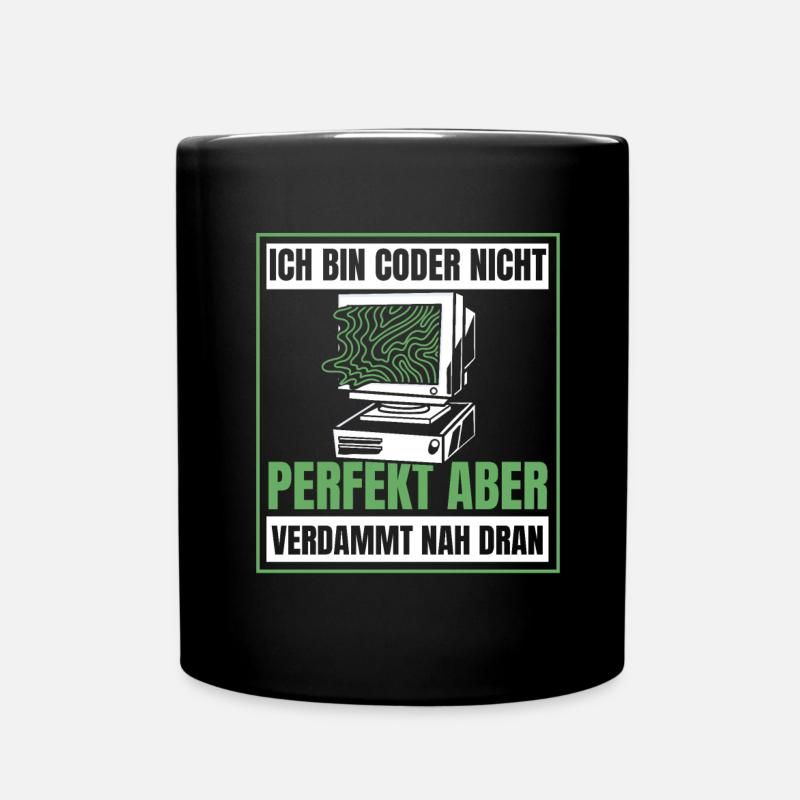 Entwickler Coder Programmierer Humor - Tasse einfarbig - Schwarz