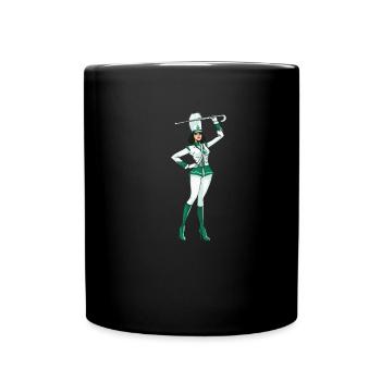Fan train marching band - Full Colour Mug - black - Front