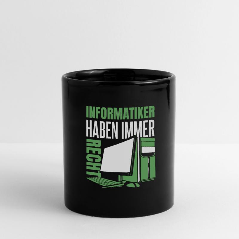 Entwickler Coder Programmierer Computer Tasse einfarbig