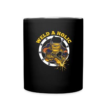 Welder Locksmith Humor - Full Colour Mug - black - Front