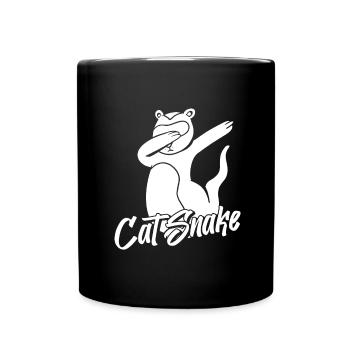 Frettchen Iltis - Tasse einfarbig - Schwarz - Vorne