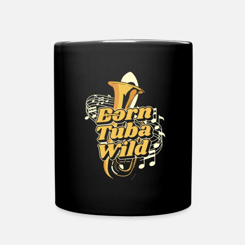Tuba de procession de fanfare - Mug uni - noir