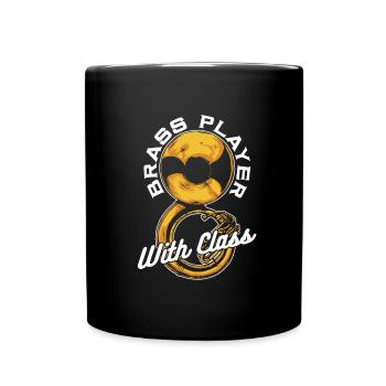 Fanfare procession tuba - Full Colour Mug - black - Front