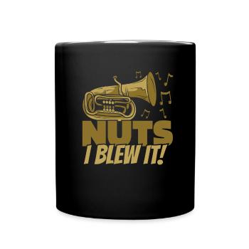 Fanfare Procession Tuba Nuts - Mug uni - noir - Devant