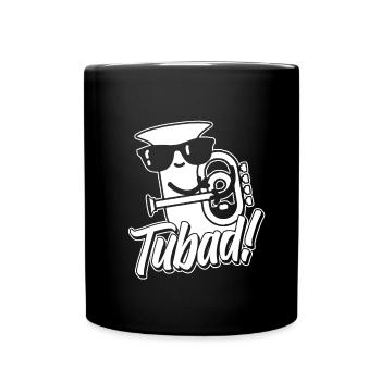 Fanfare procession tuba - Full Colour Mug - black - Front