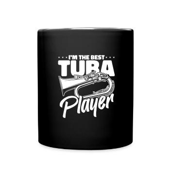 Fanfare procession tuba - Full Colour Mug - black - Front