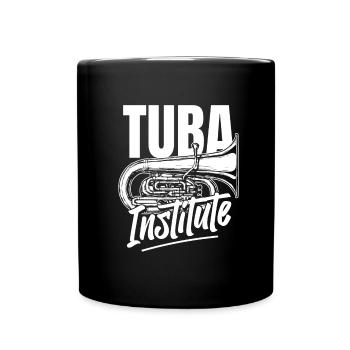 Fanfare procession tuba - Full Colour Mug - black - Front