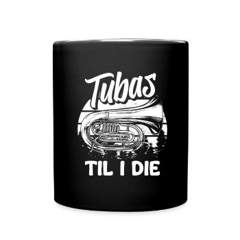 Fanfare procession tuba - Full Colour Mug - black - Front