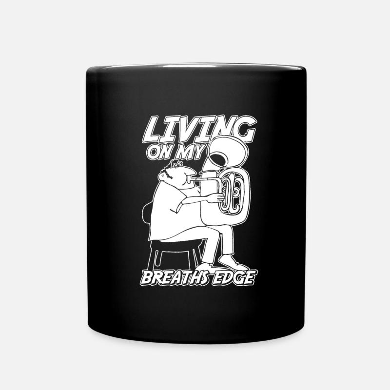 Fanfarenzug Tuba - Tasse einfarbig - Schwarz