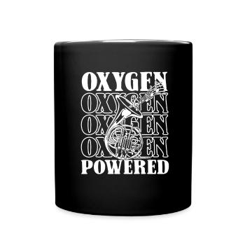 Fanfare procession tuba - Full Colour Mug - black - Front