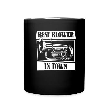 Fanfare procession tuba - Full Colour Mug - black - Front
