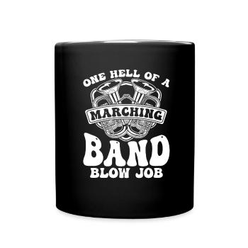 Fanfare procession tuba - Full Colour Mug - black - Front