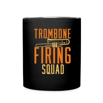 Spielmannszug Posaune Blaskapelle Posaune - Tasse einfarbig - Schwarz - Vorne