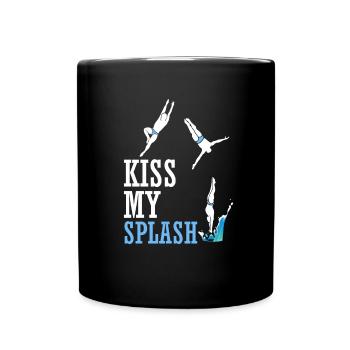 Diving Jumper Funny - Full Colour Mug - black - Front