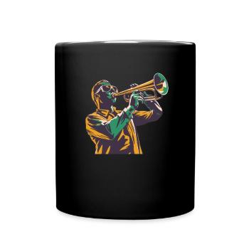 Fan train marching band - Full Colour Mug - black - Front