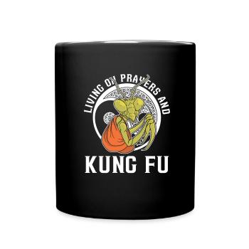 Kung Fu Great Praying Mantis Kung Fu - Full Colour Mug - black - Front