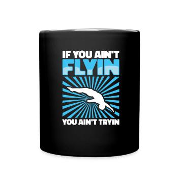 Diving Jumper Funny - Full Colour Mug - black - Front