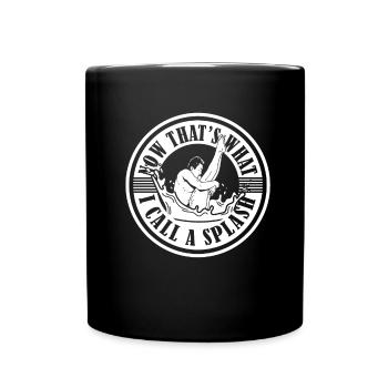 Plongée plongée drôle - Mug uni - noir - Devant