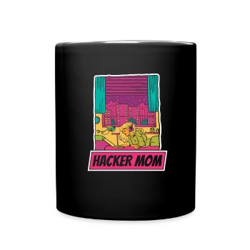 Développeur Coder Programmeur Mère - Mug uni - noir - Devant