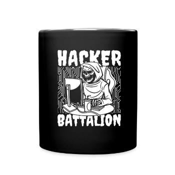 Developer Coder Programmer - Full Colour Mug - black - Front
