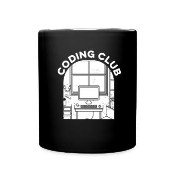 Entwickler Coder Programmierer Verein - Tasse einfarbig - Schwarz - Vorne