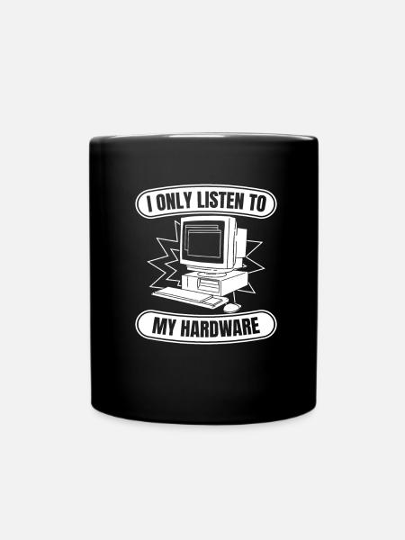 Entwickler Coder Programmierer Hardware - Tasse einfarbig - Schwarz