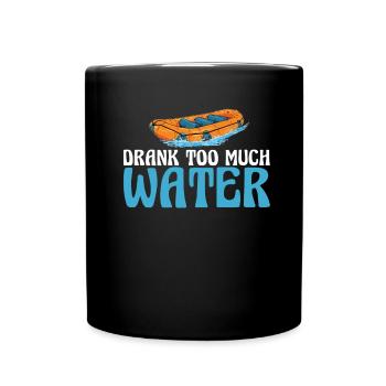 Rafting Lustig Wildwasser Rafting - Tasse einfarbig - Schwarz - Vorne