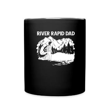 Rafting Wildwasser Rafting - Tasse einfarbig - Schwarz - Vorne