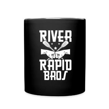 Rafting Wildwasser Rafting - Tasse einfarbig - Schwarz - Vorne