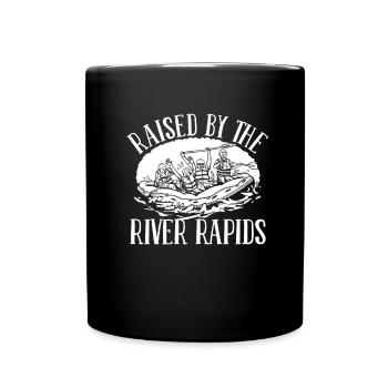 Rafting Wildwasser Rafting - Tasse einfarbig - Schwarz - Vorne