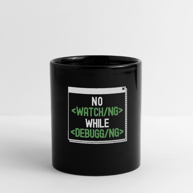 Entwickler Coder Programmierer Humor Tasse einfarbig