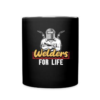 Welder Locksmith Retired welder - Full Colour Mug - black - Front