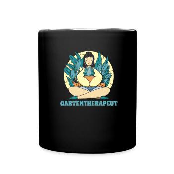 Hobby gardener garden - Full Colour Mug - black - Front