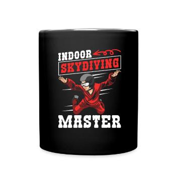 Maître parachutiste intérieur - Mug uni - noir - Devant
