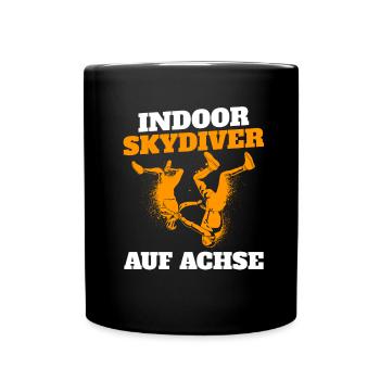 Parachutisme intérieur drôle - Mug uni - noir - Devant