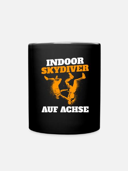Parachutisme intérieur drôle - Mug uni - noir