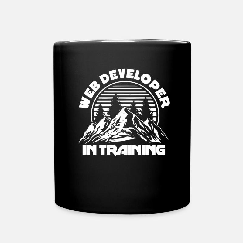 Web Entwickler Webdeveloper Ausbildung - Tasse einfarbig - Schwarz
