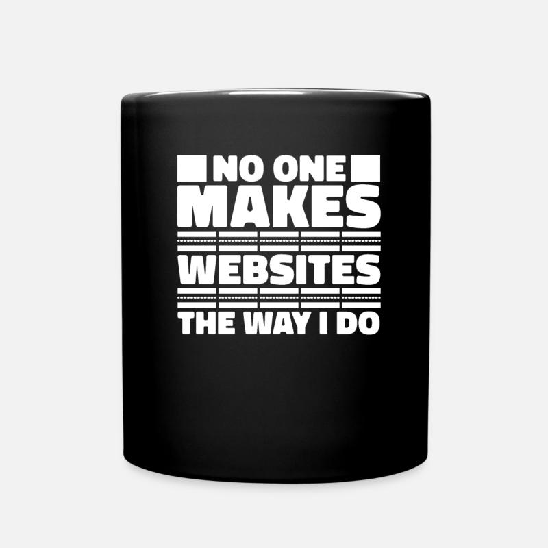 Web Entwickler Webdeveloper Witzig - Tasse einfarbig - Schwarz