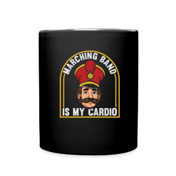 Train de ventilateur Spielmannszug Cardio - Mug uni - noir - Devant