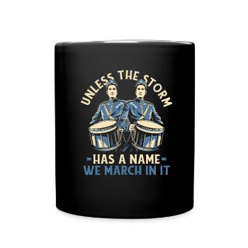 Fanfahrzug Spielmannzug Witzig - Full Colour Mug - black - Front