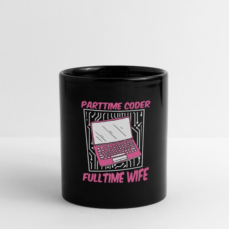 Entwickler Coder Programmierer Gattin Tasse einfarbig