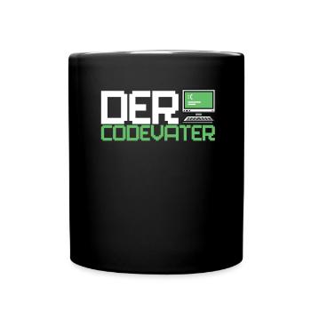 Entwickler Coder Programmierer Computer - Tasse einfarbig - Schwarz - Vorne