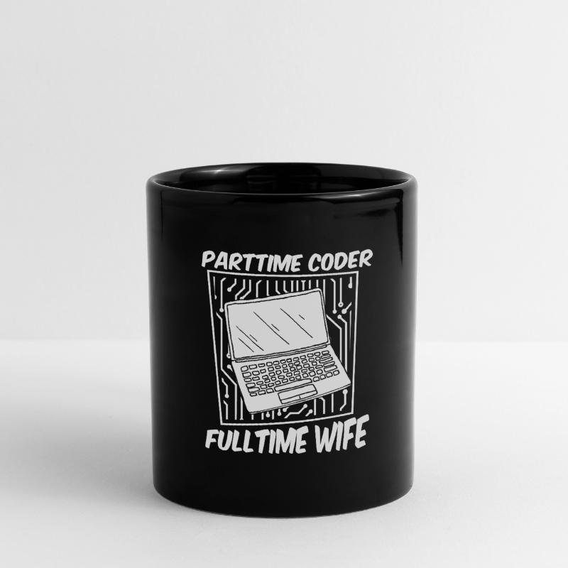 Entwickler Coder Programmierer Gattin Tasse einfarbig